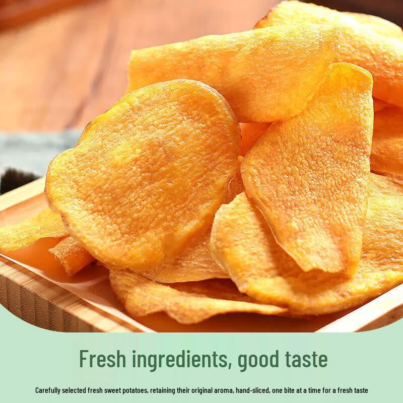 Crispy Fried Sesame Sweet Potato Chips