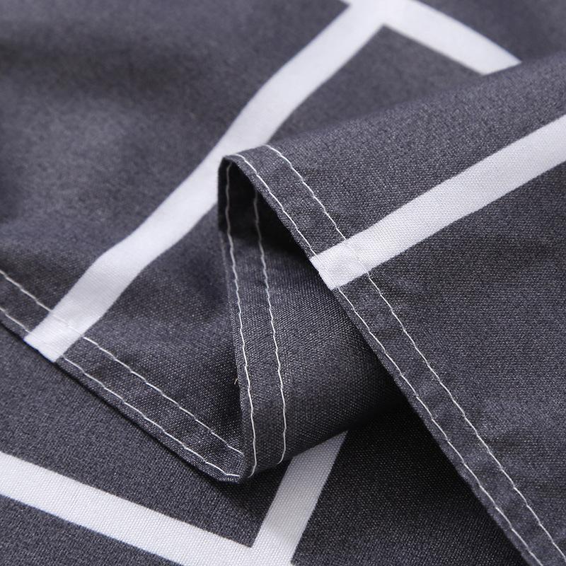 Комплект из четырех предметов постельного белья из стираного хлопка, пододеяльник, простыня, пододеяльник, простой комплект в скандинавском стиле