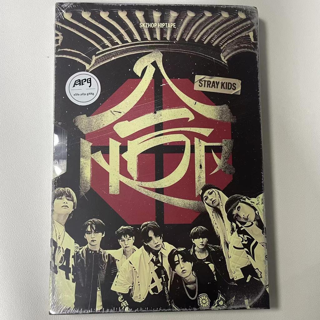 Album Straykids-[6 Album set]-RockStar, Maxident, 5Star,HOP, GIANT, ATE-random, with 7 APG Transparent Cards
