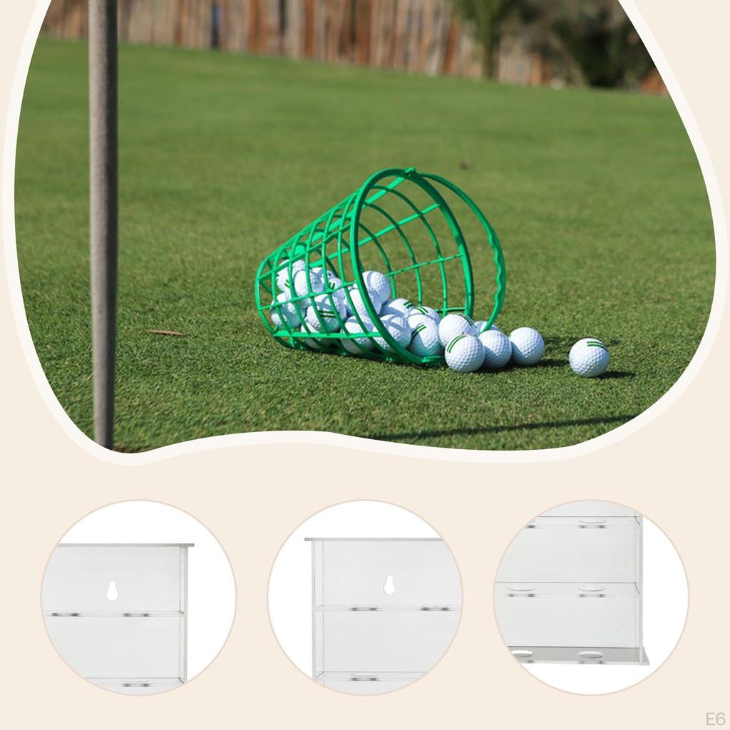 Дисплей для гольф-мячей Оборудование Подставка для клюшек Теннисный подарок для энтузиастов