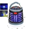 Подвесная УФ светодиодная лампа-уничтожитель комаров, электрический шок, отпугиватель насекомых, свет, USB, портативный, для улицы, водонепроницаемый, фонарь для пеших походов, кемпинга