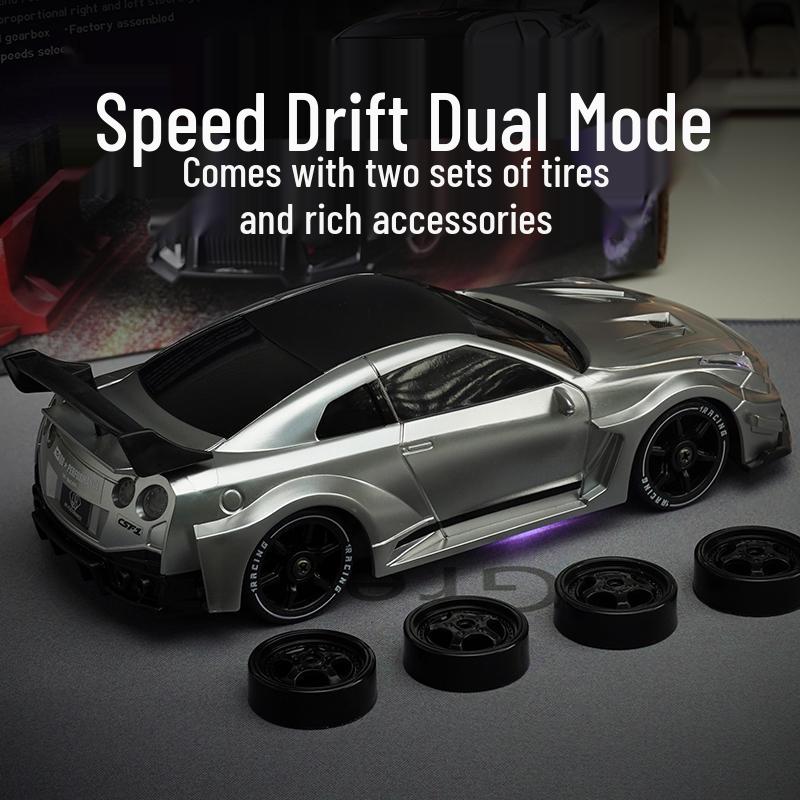 RC Drift Car: High-Speed, Variable Speed, 4WD, Rechargeable Remote Control Model for Kids