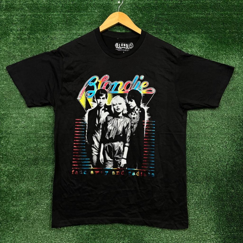 Blondie Parallel Lines Rock Band Size Large Unisex T-Shirt