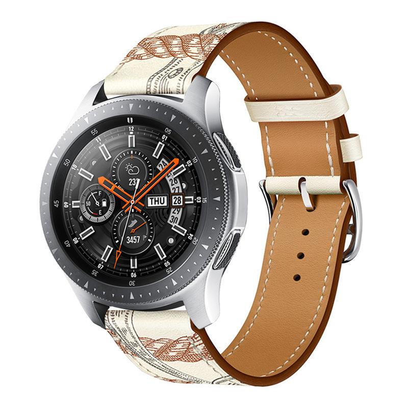 20mm 22mm Band For Samsung Galaxy Watch 6/4 Classic 5 pro/Active 2 44mm 40mm Sport Leather Bracelet Huawei GT 4-3-Pro-2-2e Strap