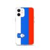 Coque iPhone - PIXELFORMA - iPhone 12 - Silicone Souple - Drapeau De La Slovénie - Blanc, Bleu, Rouge