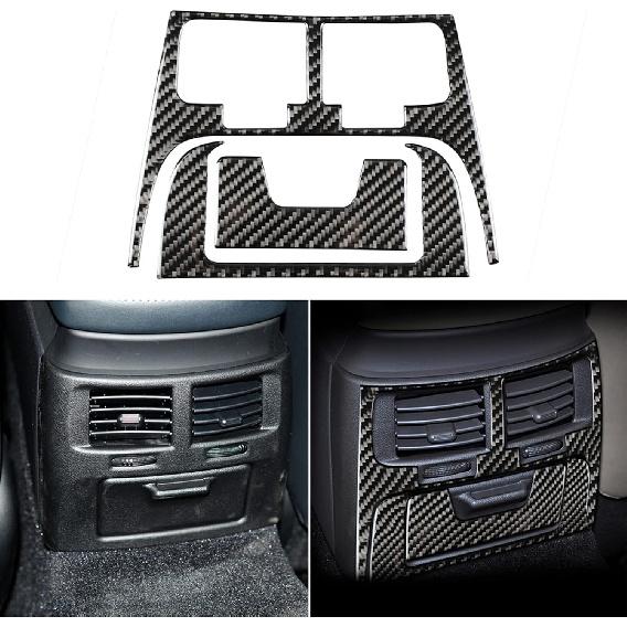 NVCNX Real Carbon Fiber Trim for Lexus is 250 350 Accessories | for 2006-2008 2007 IS250 IS350 Interior, Door Inner Front Rear Window Lift Switch