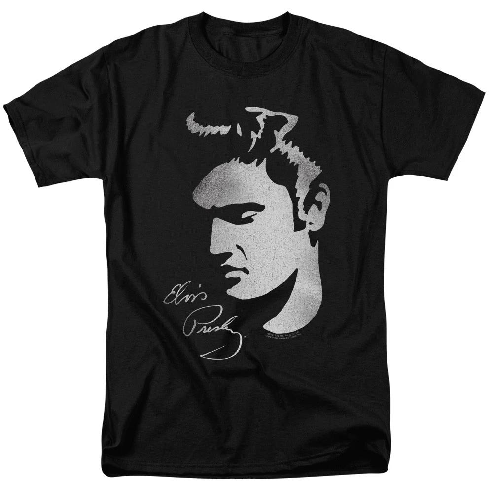 Elvis Presley - Simple Face - Unisex Short Sleeve Children's T-shirt - Black