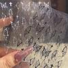 Серебряные черные белые бабочки 3D наклейки для ногтей металлические бабочки звезды распятия самоклеящиеся слайдеры обертывания маникюрные гель-лаки наклейки