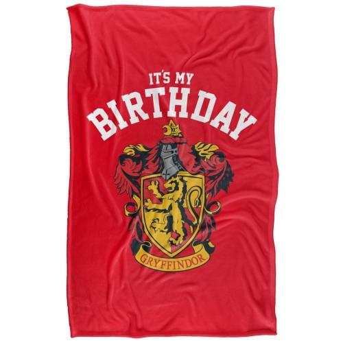 Harry Potter It´s My Birthday Gryffindor Blanket