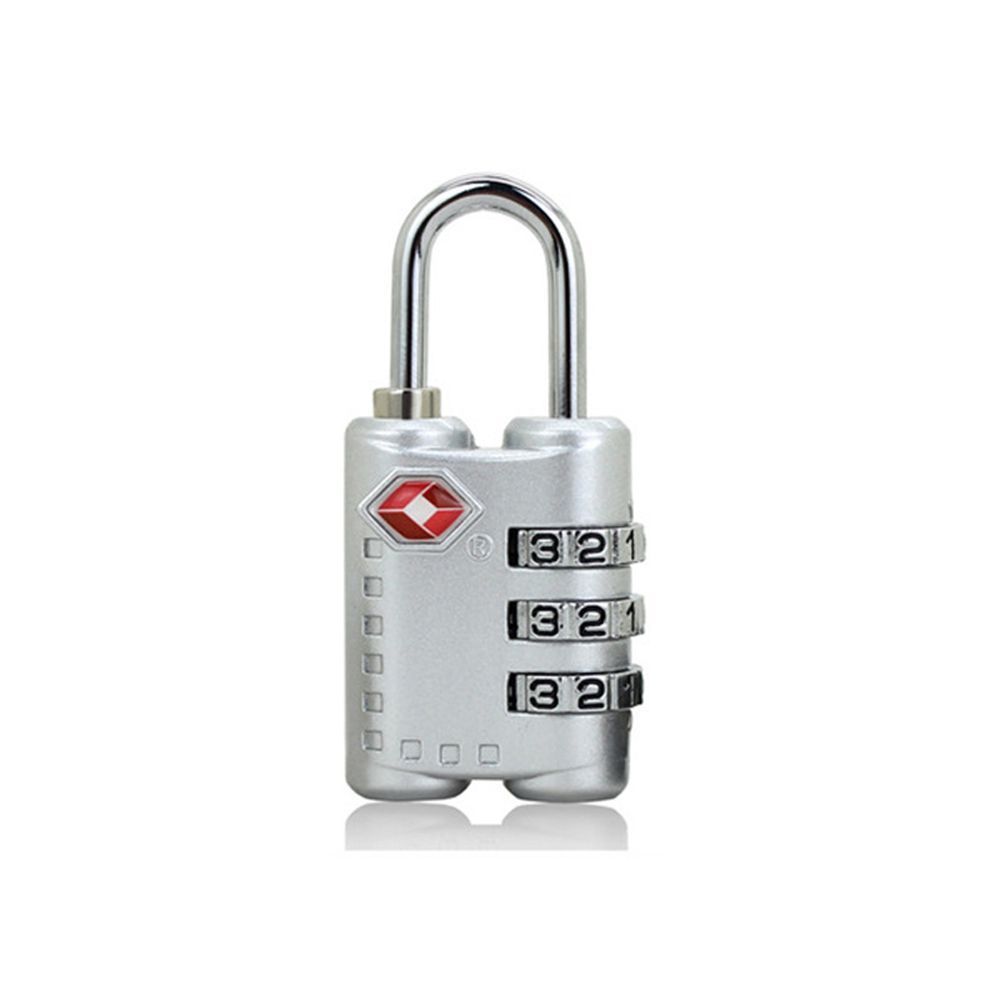 Lock Portable Padlock with Steel Cable Customs Code Lock Smart Combination Lock TSA Customs Lock