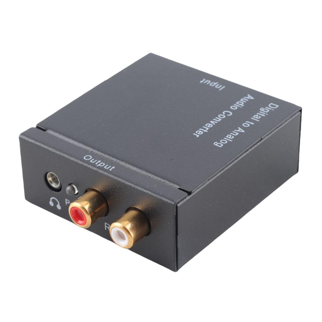 Digital to Analog Sound Converter Professional Noise Reduction Distortionless Digital Sound Adapter for Home Theatre
