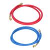 Refrigerant Charging Hose Fluoride Adding Tube Car Air Conditioning Repair Tool Car AccessoriesFor R410 2Pcs 1.5m