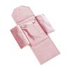 Hot Sale Luxury Velvet Envelope Jewelry Pouch Snap Button Necklace Storage Bag Pendant Gift Packaging Bag Custom Logo