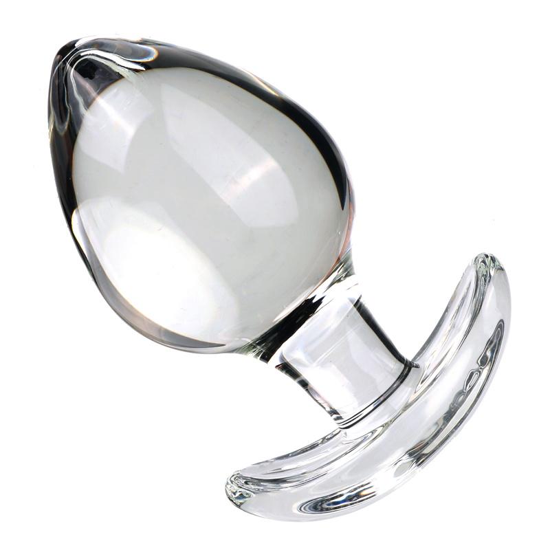 VaHppy Стеклянные анальные пробки 500 г 6,5 см Анальные секс-игрушки Мастурбатор Расширение для геев Обучение для лесбиянок Новинка в форме формы Товары для взрослых SM BDSM