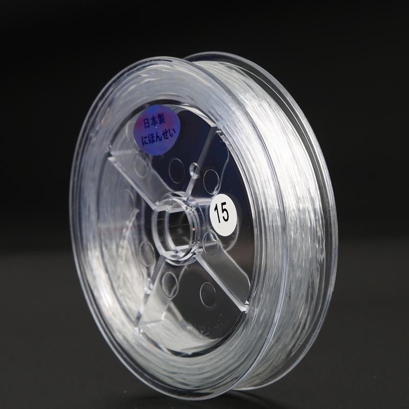 Эластичная леска Прозрачная хрустальная бисерная нить для изготовления браслетов и ожерелий своими руками