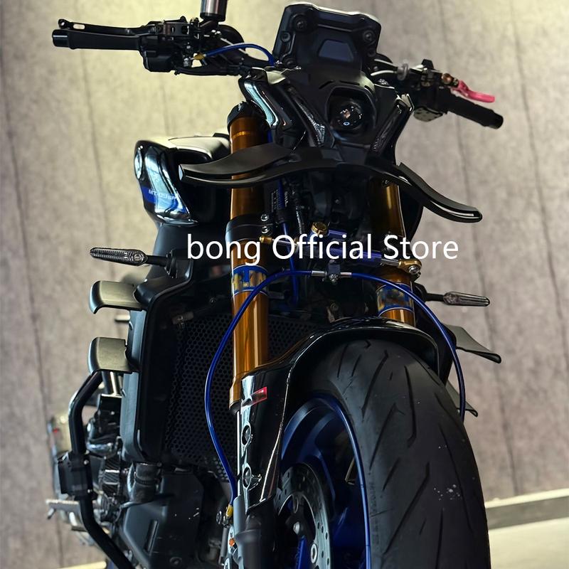 Аксессуары для MT-09 НИЖНИЕ ФРОНТАЛЬНЫЕ СПОЙЛЕРЫ WING DOWNFORCE ДЛЯ YAMAHA MT09 SP 2021 2022 2023 Передний спойлер Нижний спойлер нижняя губа