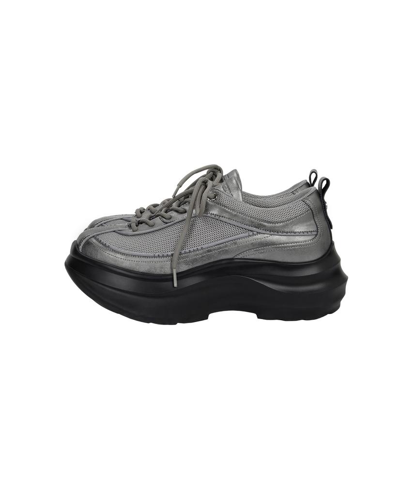 Treemingbird Flatform Mesh Sneakers [ Gray ]
