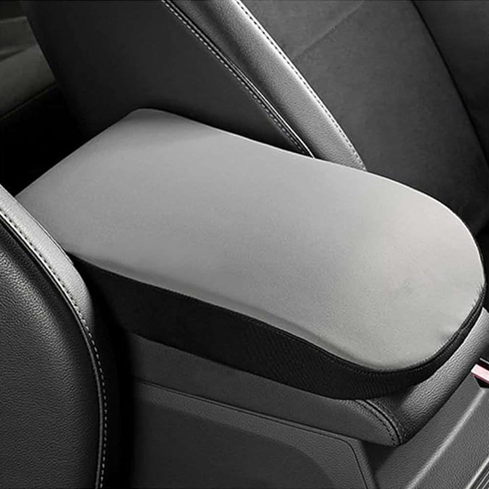 Raksonic Автомобильный подлокотник Центральная консоль Подставка для рук Пена с памятью Снижает Легко Подходит для водителя и пассажира Серый Ящик, Накладка, Подушка, Подушка, Усталость,