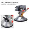 Mini Suction Vise Clamp Bench Clamp Universal Table Vise Vacuum Base 360 Degrees Swiveling for DIY