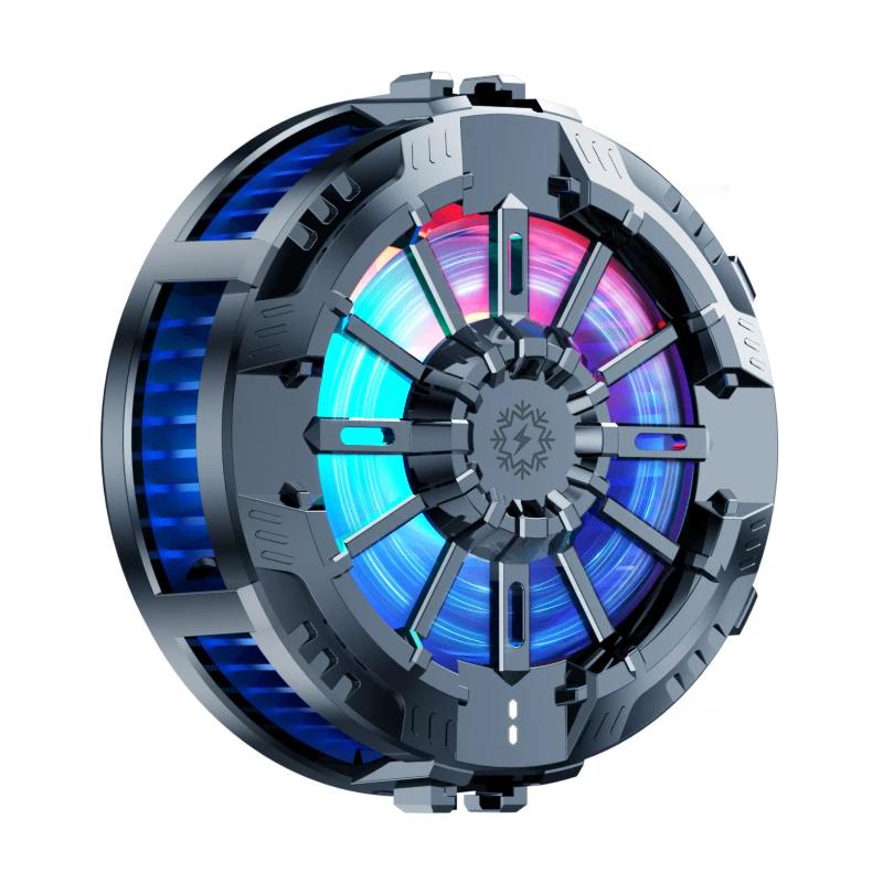 Magnetic & Back Clip Mobile Phone Radiator Cooler with Digital Display RGB Charging Silent Fast Cooling Mobile Phone Radiator