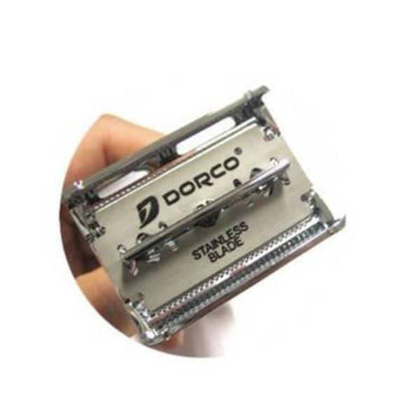 Dorco Safety Razor Double-edged Razor Blades, 10 Pieces ,Korean Razor Blade