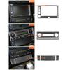 6Pcs For Chevrolet Corvette C6 2005-07 Carbon Fiber Central Console Cover Trim