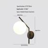 Modern Nordic LED Wall Lamp for Bedroom and Living Spaces