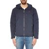 Polo FW24 Pony Logo Embroidered Zip-Up Hooded Long Sleeve Down Jacket Men Outerwear Navy-Blue MNPOOTW16021476-410