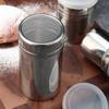Stainless Steel Coffee Shaker Cocoa Chocolate Flour Powdered Sugar Sieve Filters Cake Bbq Kitchen Tools With Lid