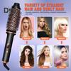 3-In-1 Thermal Brush LCD Display Portable Travel Heated Round Brush Fast Heating Multi-purpose Negative Ion Curling Hair Styling Hot Brush