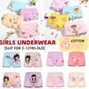4 шт. детские трусики для девочек, нижнее белье для девочек, милые трусики с героями мультфильмов