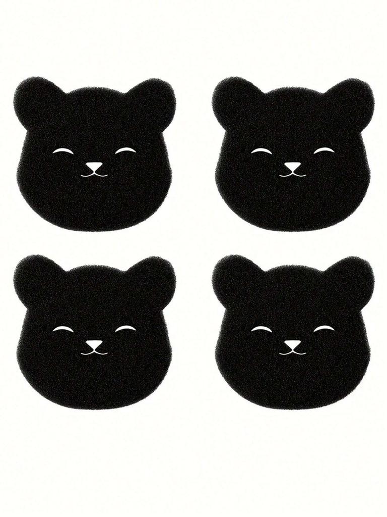 12/2/4/6/8pcs Laundry Ball Washing Machine Lint Catcher Bear Shape Pet Hair Remover Reusable Clothes Sofa Cat Dog Hair Cleaning