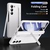 Hard PC Shockproof Phone Cover with Touch Pen Screen Protector Bracket for Samsung Galaxy Z Fold 6 5 4 3 Case