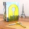 Подставка для книг для тяжелых книг, Акриловая прозрачная подставка для книг Декоративная уникальная для удержания книг L-образной формы Прочная Цветная подставка-ограничитель для книг