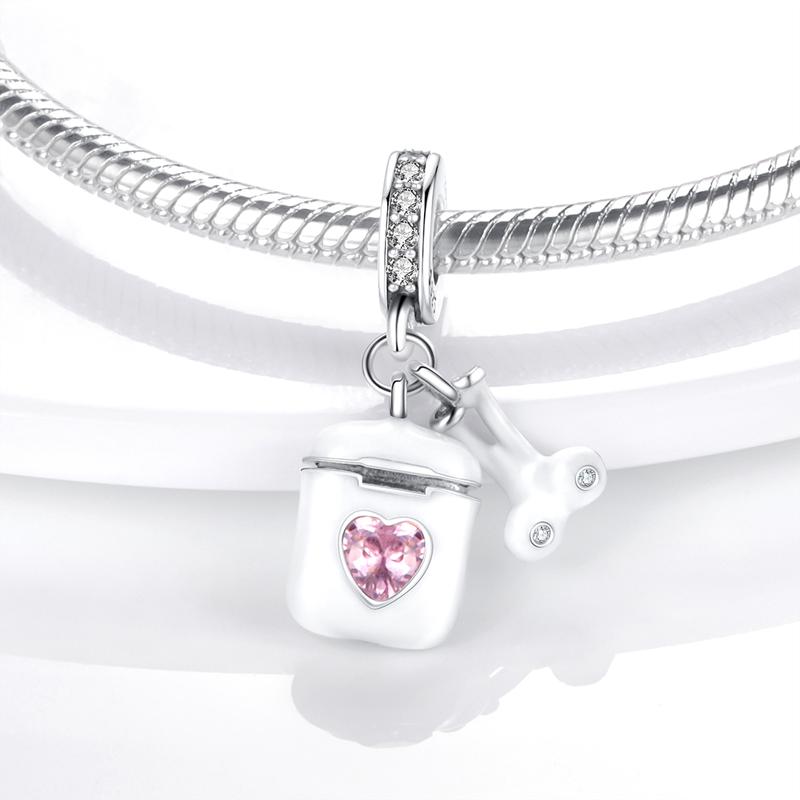 Charms 925 Silver Ballet Shoes Butterfly Cat Heart Pendant Jewelry Fit Original 925 Bracelet For Women DIY Party Gifts