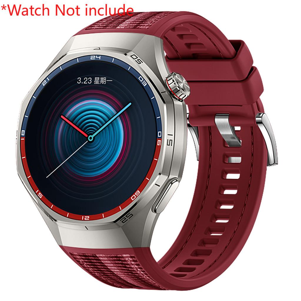 Роскошный силиконовый нейлоновый ремешок без зазоров для Huawei Watch GT 6 Pro, резиновый браслет для Huawei Watch GT6 Pro, специализированный ремешок для часов