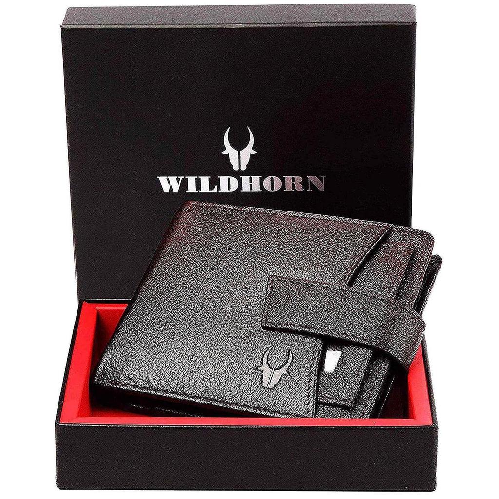 WildHorn Brown Leather Wallet for Men