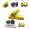 Motorcycle Passenger Foot Pegs Aluminum Alloy Professional Spare Parts Easy Installation Universal