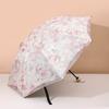 Кружевной кружевной двухслойный зонт, виниловый корейский свежий солнечный зонтик Muse, летний солнцезащитный зонтик