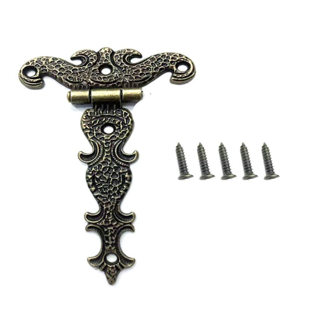 Zinc Alloy Vintage Hinge Antique Bronze Tee Hinge Decorative Home Hinge  Door