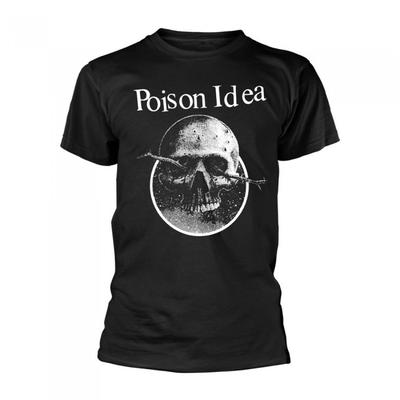Футболка унисекс с логотипом черепа для взрослых Poison Idea