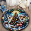 Круглый ковер под елку, украшение, подарочный коврик, скандинавский этнический ковер для гостиной, спальни, ковер для зоны подвесного кресла, новогодний ковер