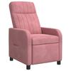 Recliner Chair Pink Velvet (V)