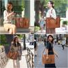 Business Tote Large Recruit A4 Job Hunting PC Commuting Free Shoulder Business Back Brown [NUBILY] Bag, Women's Bag, Capacity, Bag, Compatible, Bag,