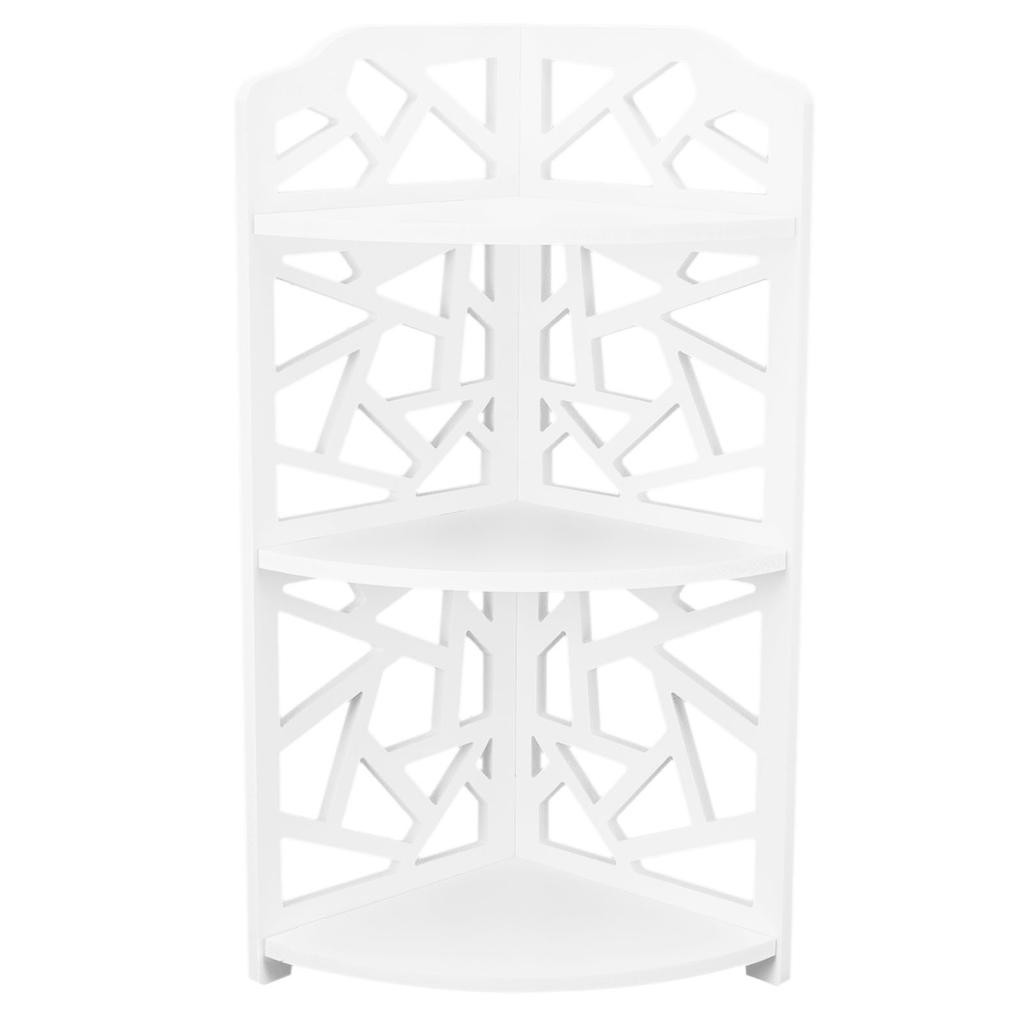 3 Tier Small Corner Shelves Plant Standing Rack for Small Spaces Bathroom Bedroom Organizer