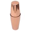 Boston Cocktail Shaker Stainless Steel Rose Gold Glossy Surfaces Leakproof for Bartending