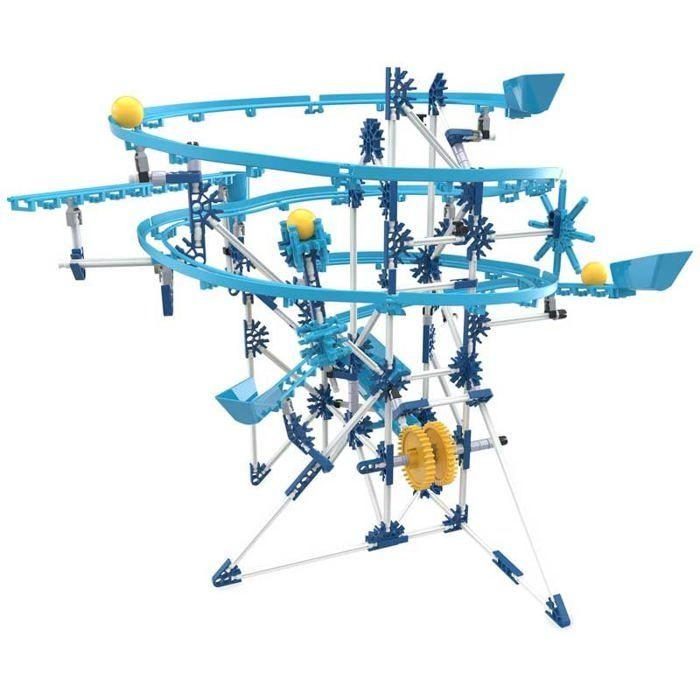 K'nex circuit à billes à construire avec moteur - jouet STEM - 504 pièces