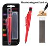 Long Headed Woodworking Pencil Set Woodworking Mechanical Pencil Carpenter Engineers Supplies