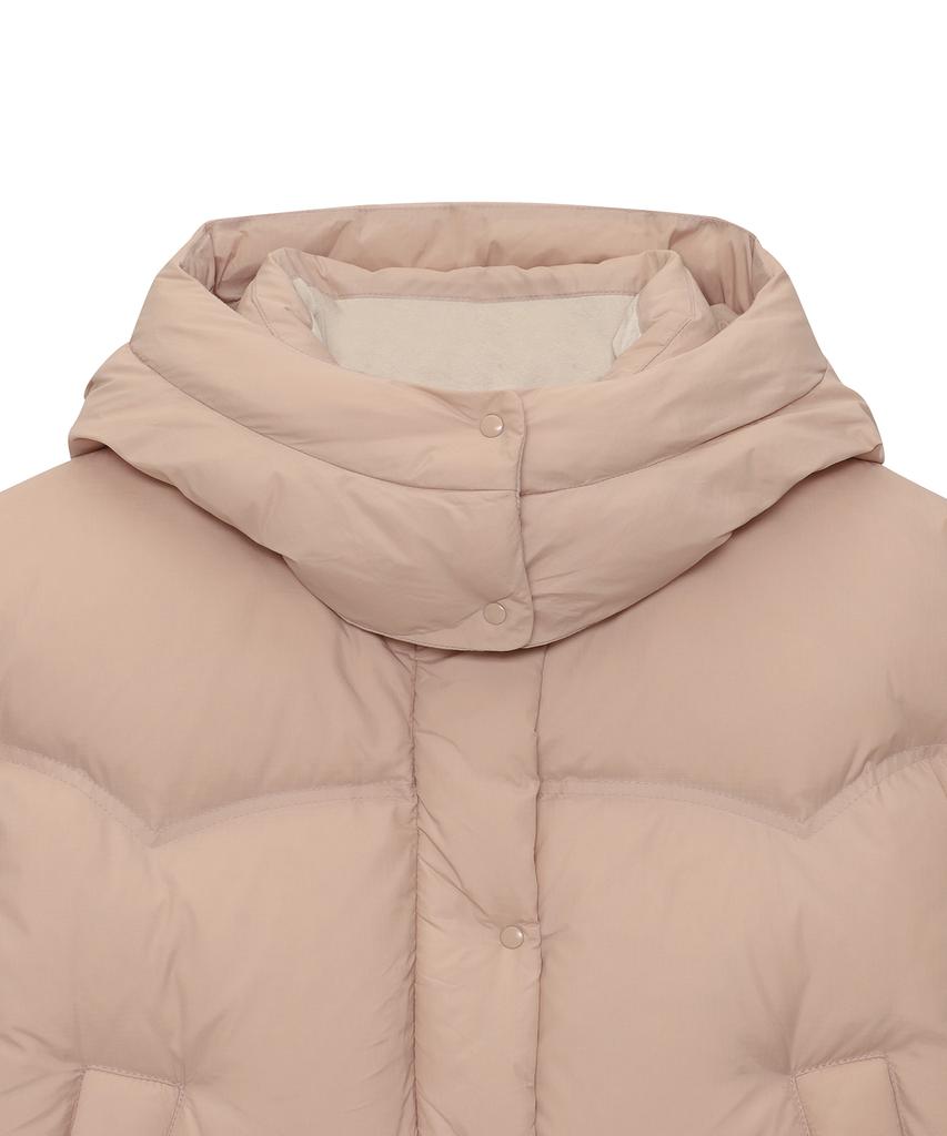 SUPERDRY W Hooded Down Puffer Pink