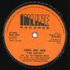 Пластинка 7 дюймов SQUAD ACCOMPANIED Here We Are ENS1 Inline 1975 UK Поп Б/у
